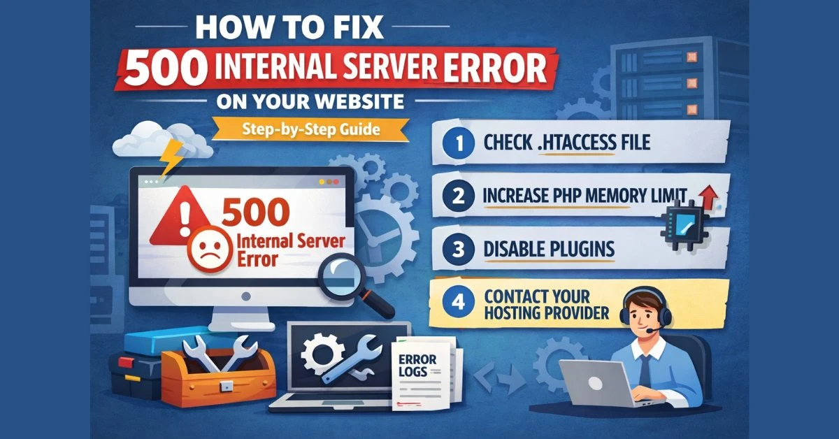 How to Fix 500 Internal Server Error on Your Website (Step-by-Step Guide)